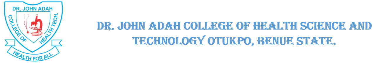 Dr John Adah Collage Of Health Sciences Otukpo